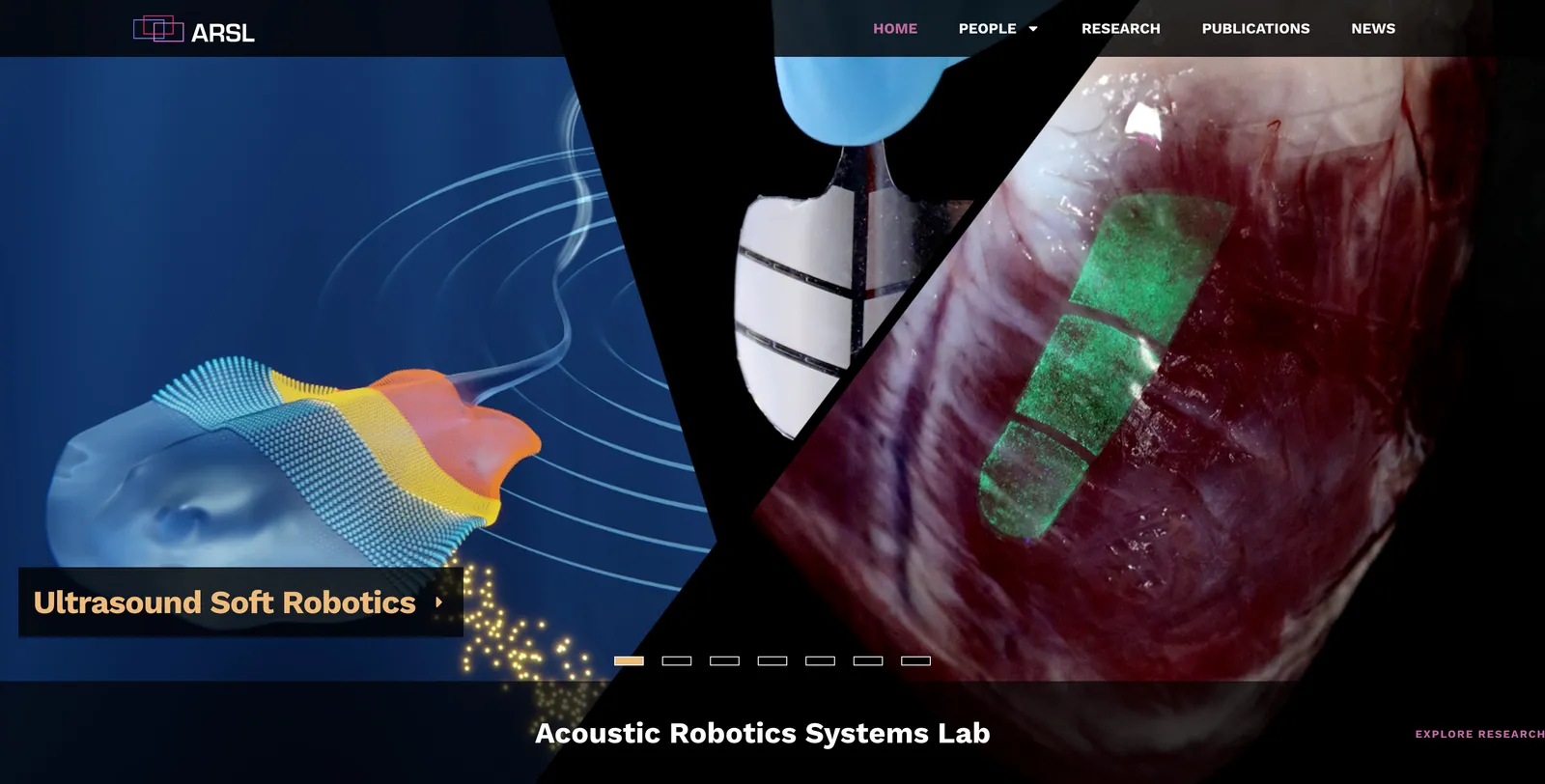 Acoustic Robotics Systems Lab on desktop