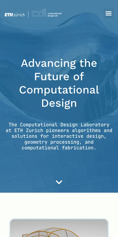Computational Design Laboratory on mobile