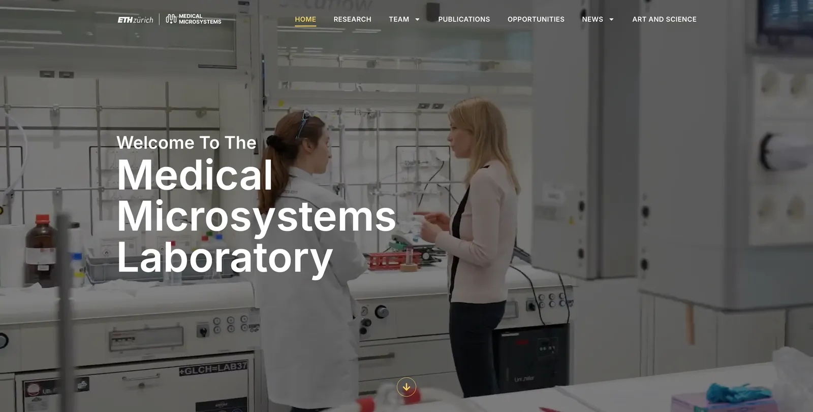 Medical Microsystems Laboratory on desktop